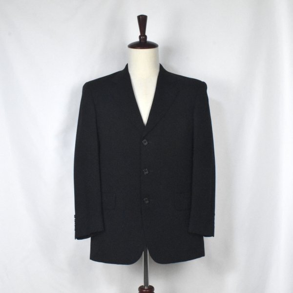90s HANAE MORI × GINZA YAMAGATAYA ビンテージ スーツ ジャケット sizeS相当 ダークグレー 銀座山形屋 森英恵 90年代 テーラード拍卖