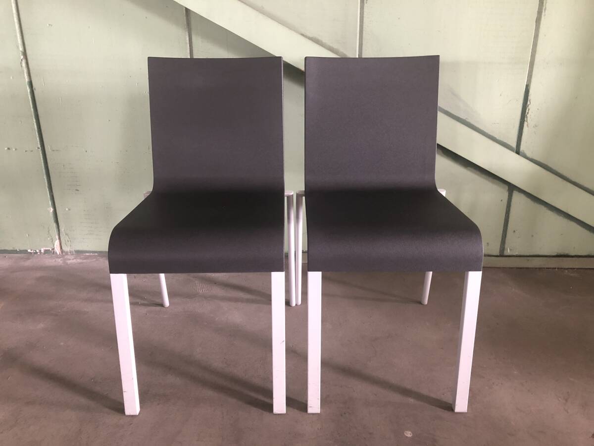 ■Vitra/ヴィトラ .03 ゼロスリー スタッキングチェア 2脚セット■2189拍卖