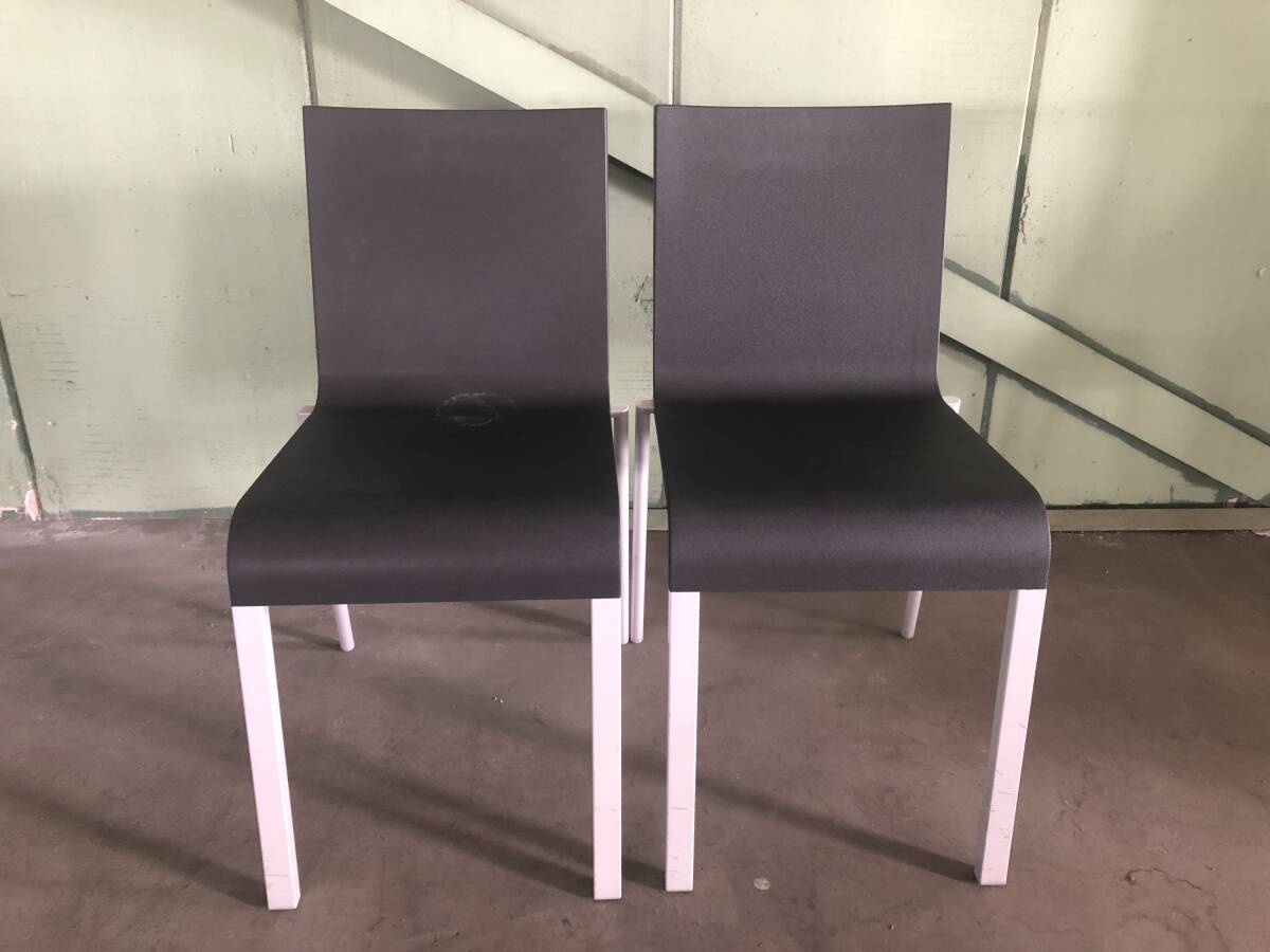■Vitra/ヴィトラ .03 ゼロスリー スタッキングチェア 2脚セット■2190拍卖