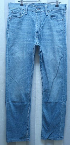 3-8657/Levi's スリムストレート ストレッチ デニムパンツ 08513-0672 リーバイス拍卖