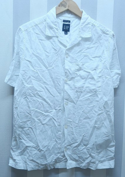2-2406B/GAP 半袖リネンシャツ ギャップ 送料200円 拍卖