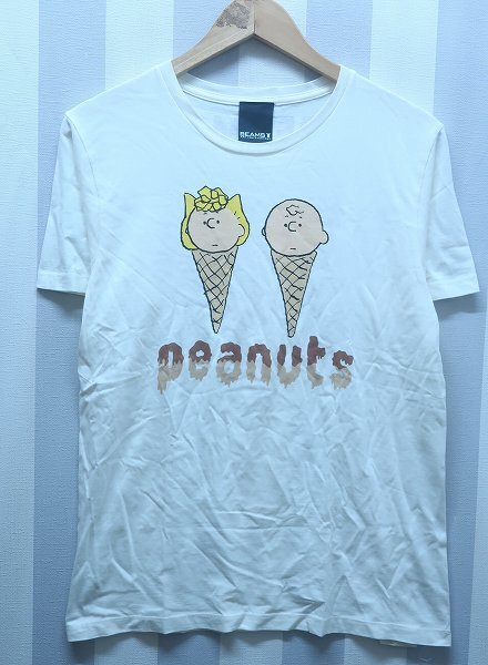 2-2374B/BEAMS T PEANUTS 半袖Tシャツ ビームスT 送料200円 拍卖
