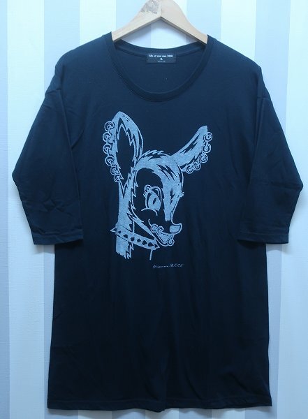 2-2353B/life at yourown RISK 5分袖Tシャツ リスク 送料200円拍卖