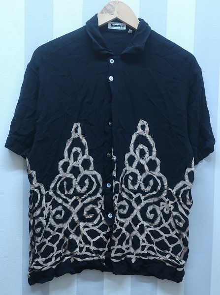 2-2411B/barassi 半袖レーヨンシャツ バラシ 送料200円 拍卖