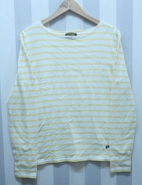 2-2400B/le mont saint michel 長袖ボーダーTシャツ ポルトガル製 ル モンサンミッシェル拍卖