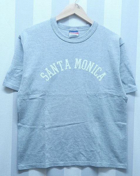 2-2362B/チャンピオンAUTHENTIC SANTA MONICA 半袖Tシャツ 袖目付 ホンジュラス製 Champion 送料200円 拍卖