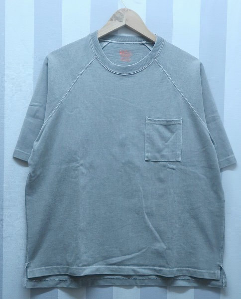 2-2357B/ONEITA POWER-T 半袖ヘビーウェイトラグランポケットTシャツ オニータ拍卖