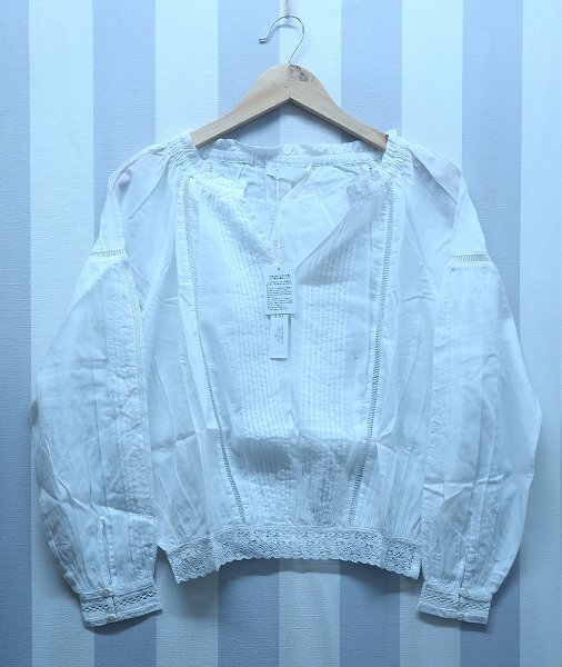 2-2330B/未使用品 JEAN NERETブラウス ジャンヌレコート 送料200円 拍卖