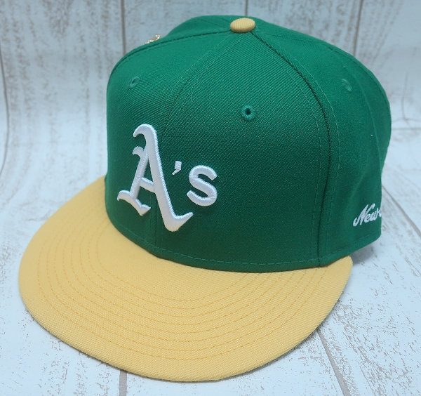 6-7010A/NEW ERA アスレチックス ベースボールキャップ ニューエラ拍卖