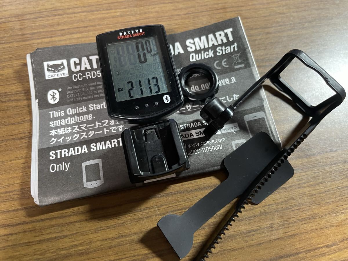 美品 CATEYE Bluetooth対応サイクルコンピューター、Strada Smart CC-RD500B拍卖