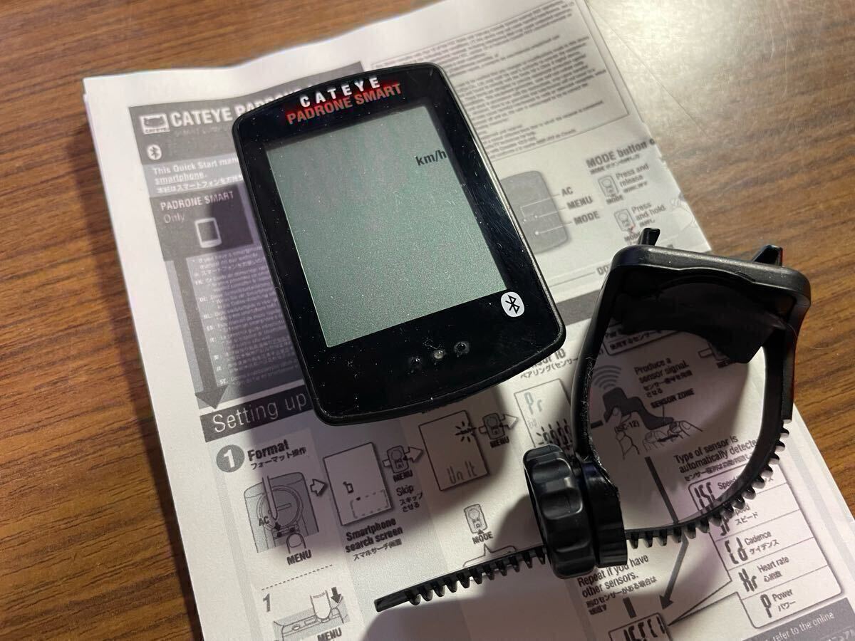 美品 CATEYE Bluetooth サイクルコンピューター、Padrone Smart CC-PA500B拍卖