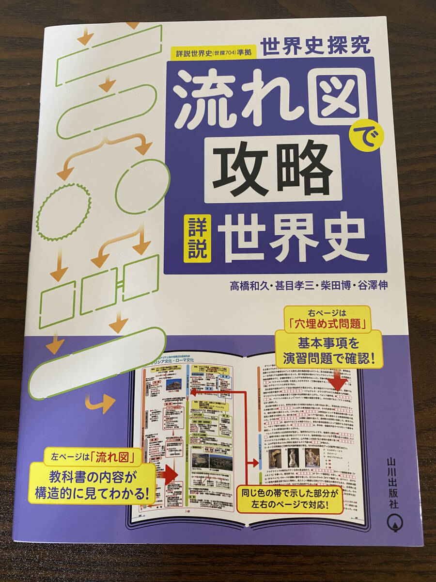 【フリマ出品/即購入OK】☆☆美品・新品状態☆☆世界史探究 流れ図で攻略 詳説世界史(山川出版社)/送料無料拍卖