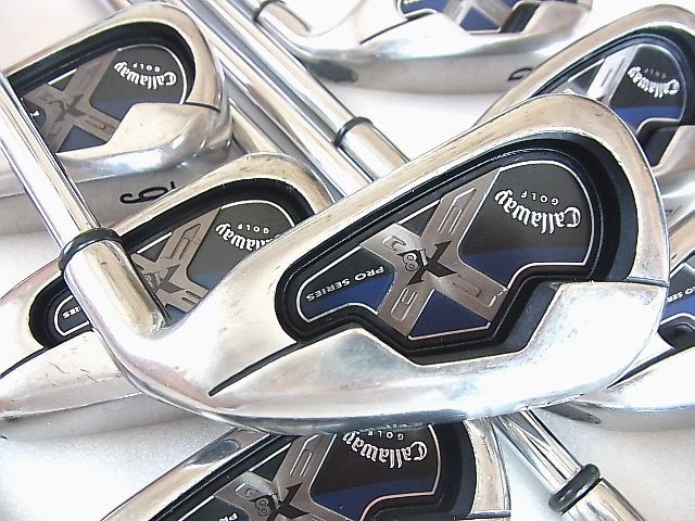 ☆Callaway X-18 プロシリーズ US仕様 メーカー装着 DG-S300 #3番~PW 8本☆拍卖
