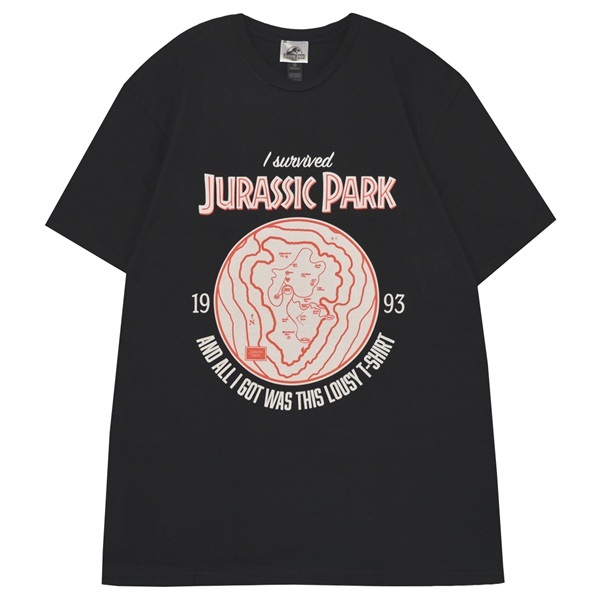 JURASSIC PARK ジュラシックパーク I Survived Jurassic Park Tシャツ XLサイズ オフィシャル拍卖