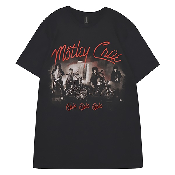 MOTLEY CRUE モトリークルー Girls, Girls, Girls Tシャツ XLサイズ オフィシャル拍卖