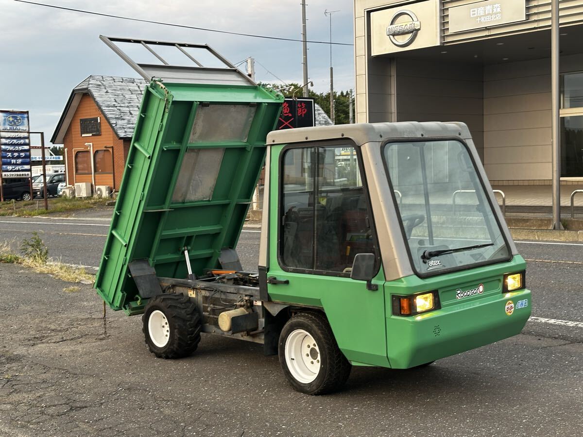 アテックス SL610 油圧 ダンプ 暖房 運搬車 乗用 トラック 農機具 最大作業能力660kg 小型特殊 4WD 青森県 十和田市拍卖