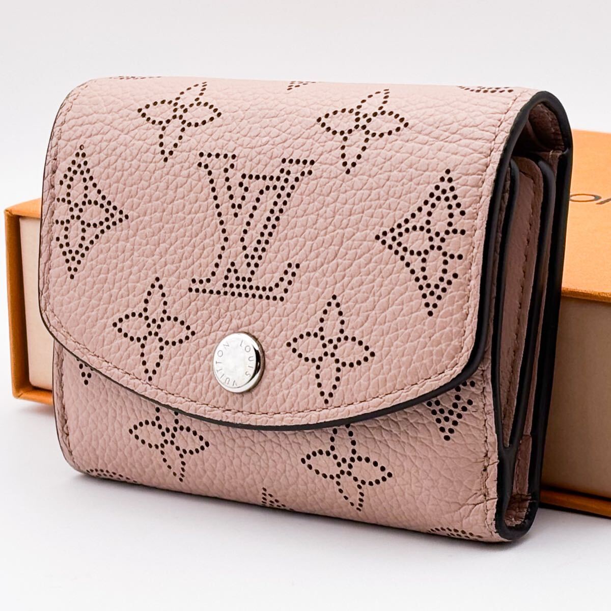 【超美品】ICタグ ルイヴィトン マヒナ ポルトフォイユ イリスXS 折り財布拍卖