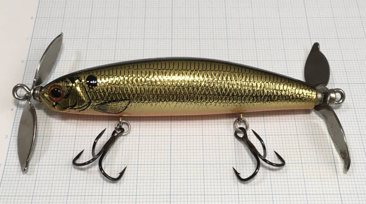 美品 プロップペッパー ジュニア 445 クラシックATQゴールド TIEMCO Prop Pepper Jr.拍卖