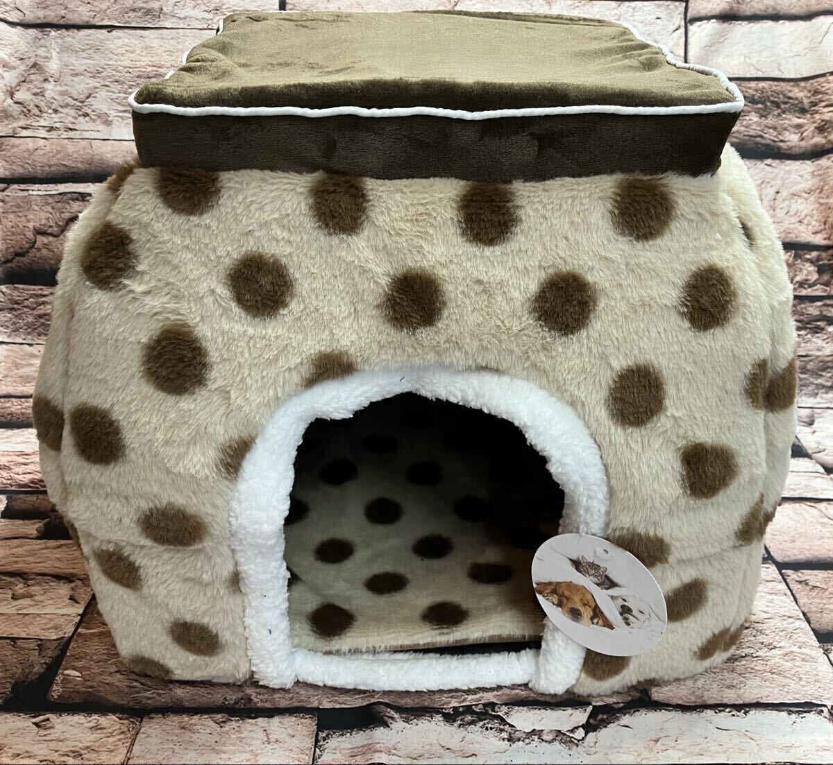 送料無料!可愛いくてふんわり柔らか!2WAYこたつ型ペットハウスA(画像から)1個拍卖