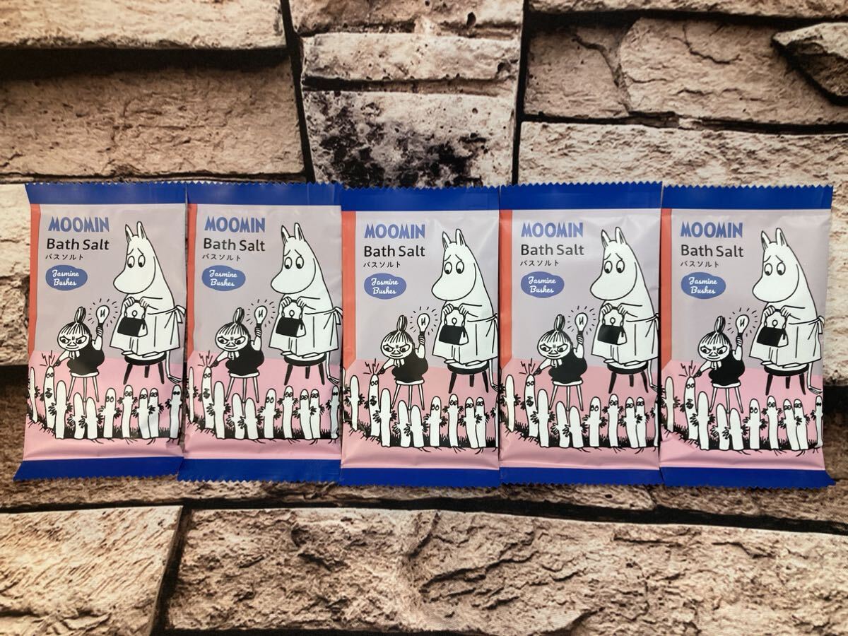 送料無料!『5個組』繊細でやさしいジャスミンの香り!【ムーミン】バスソルト5個1540円が拍卖