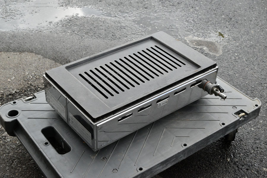 G217N 焼き肉店からの買取 高級 卓上 焼肉器 王者 ヤマキン Y-18C-02 都市ガス用 12A 13A 38×28×11cm 焼肉 ロースター 業務用 家庭用拍卖