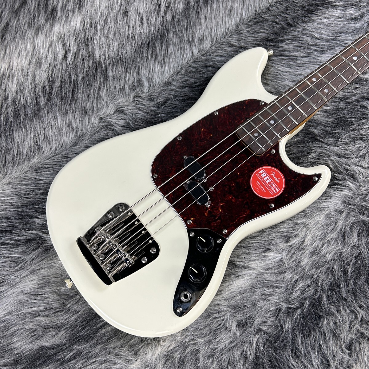 Squier Classic Vibe 60s Mustang Bass Olympic White拍卖