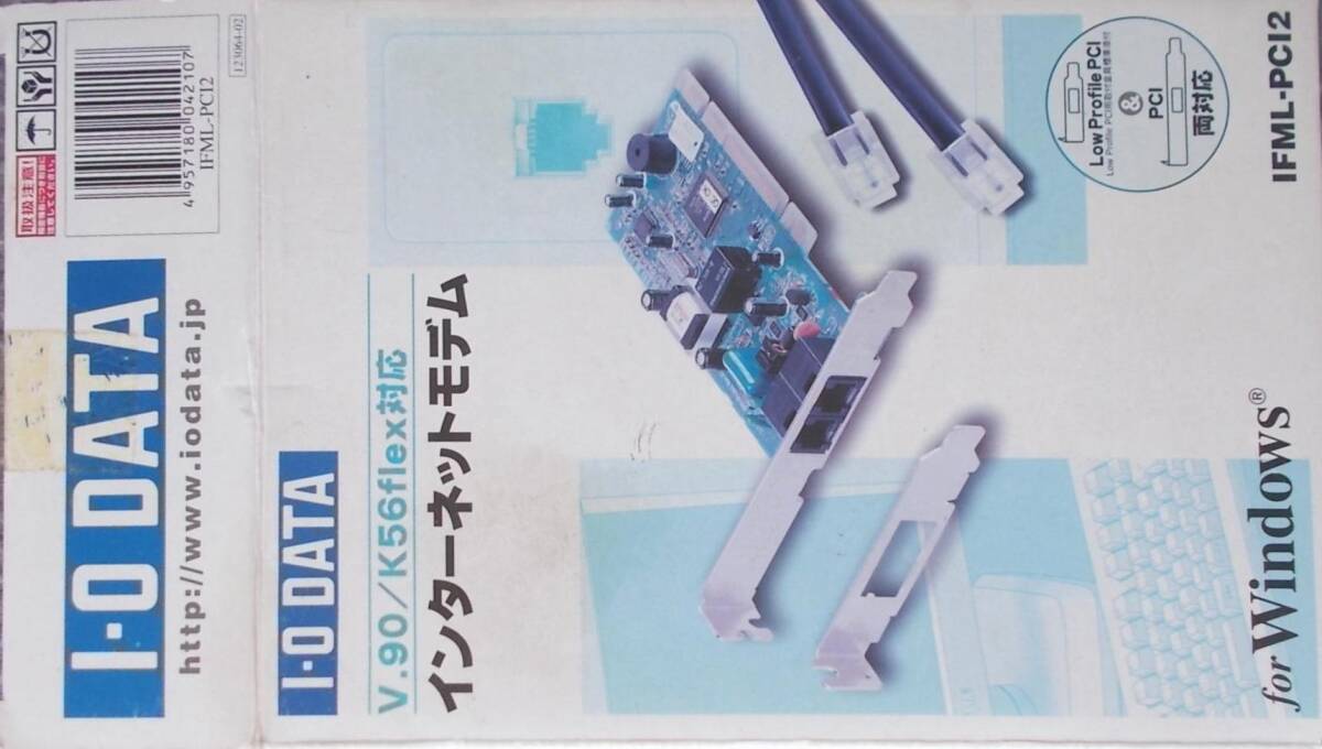 F□ I-O DATA V.90/K56Flex対応 インターネットモデム □IFML-PC!2拍卖