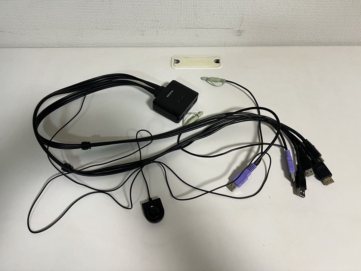 ELECOM【◎エレコム 手元スイッチ付 HDMI パソコン切替器 /KVM-HDHDU2】拍卖