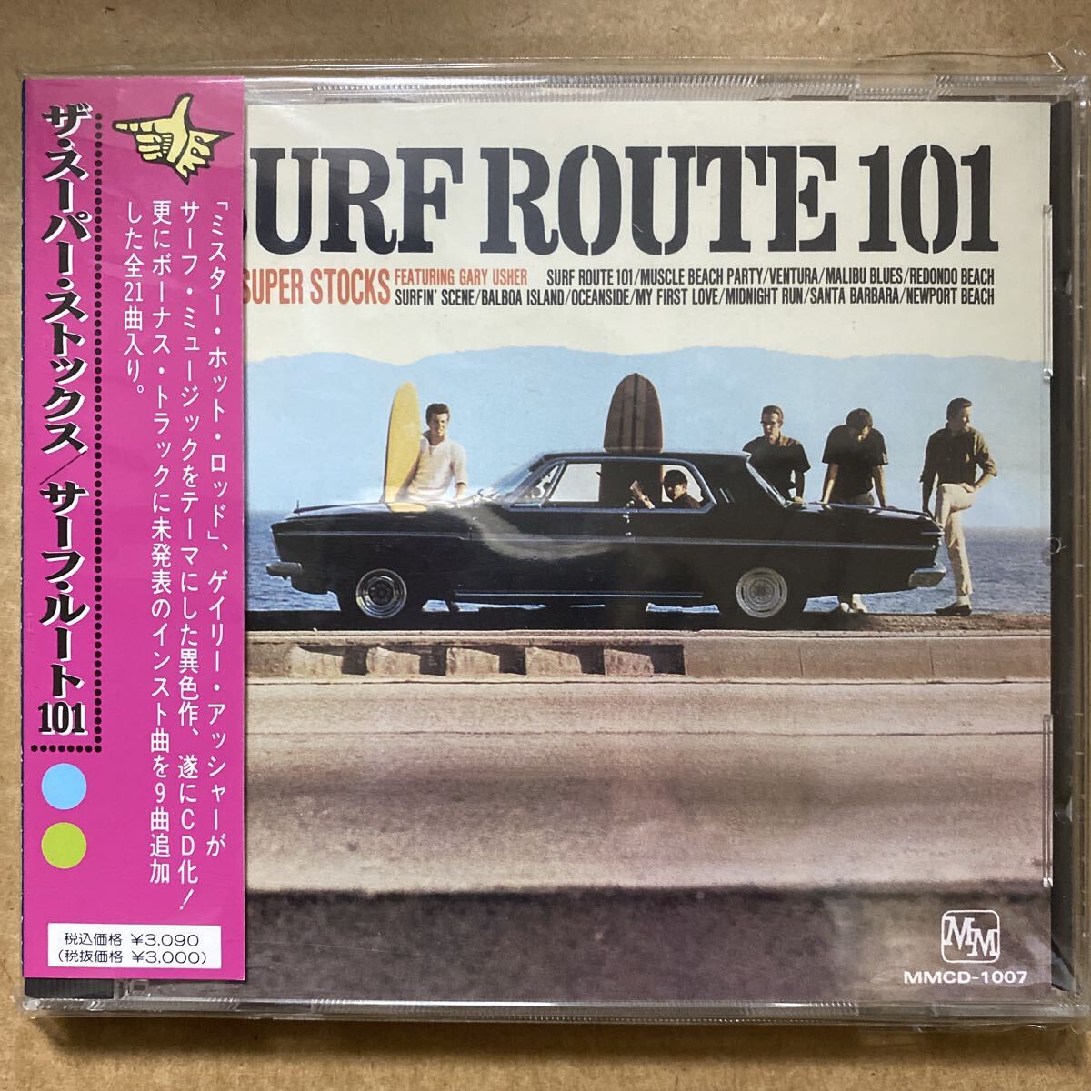 国内 未使用新品 廃盤CD ボーナス9曲追加 ミスター・ホット・ロッド、ゲイリー・アッシャー★ザ・スーパーストックス/サーフ・ルート101拍卖