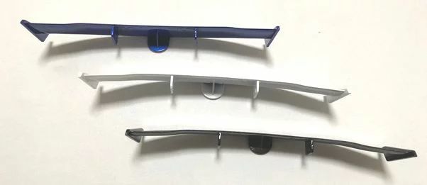 汎用ミニリアテール ミニリアスポ スポイラーウイング デコレーション ブルーorホワイトorカーボン バイク 車 翼 愛車が激変! 車用品 拍卖