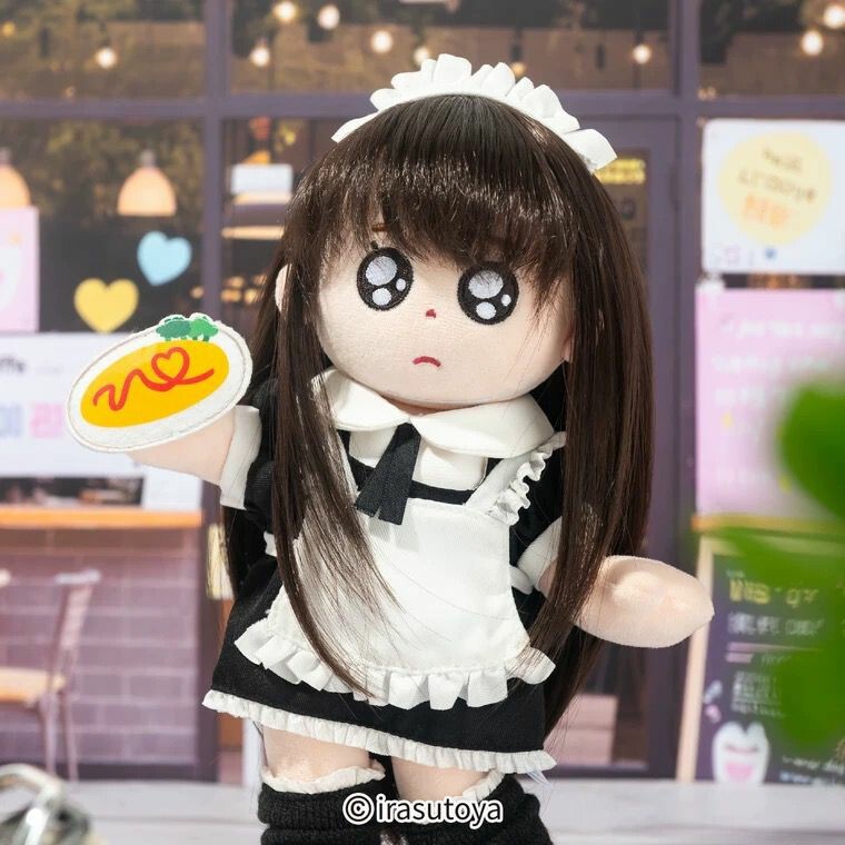 いらすとや irasutoya TOPTOY ぬいぐるみ 可動人形 着せ替え可能 マグネット吸着機能付き 萌えメイド 中国限定 25cm拍卖