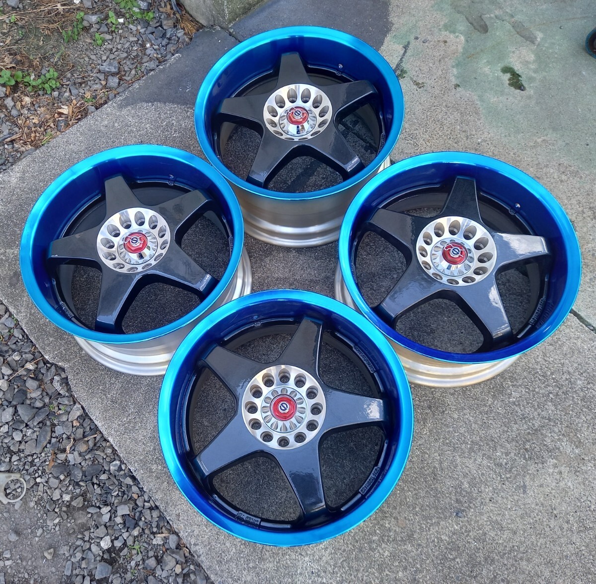 レーシング スパルコ 16インチ 7J 8J PCD114.3 5H 4本セット S15 シルビア R32 R33 スカイライン Z32 当時物 SSR RAYS WORK ENKEI BBS拍卖