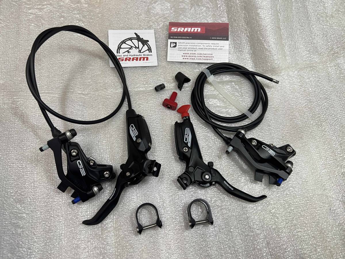 新品 SRAM G2 R 艶消し ブレーキ 前後セット 4ポット拍卖