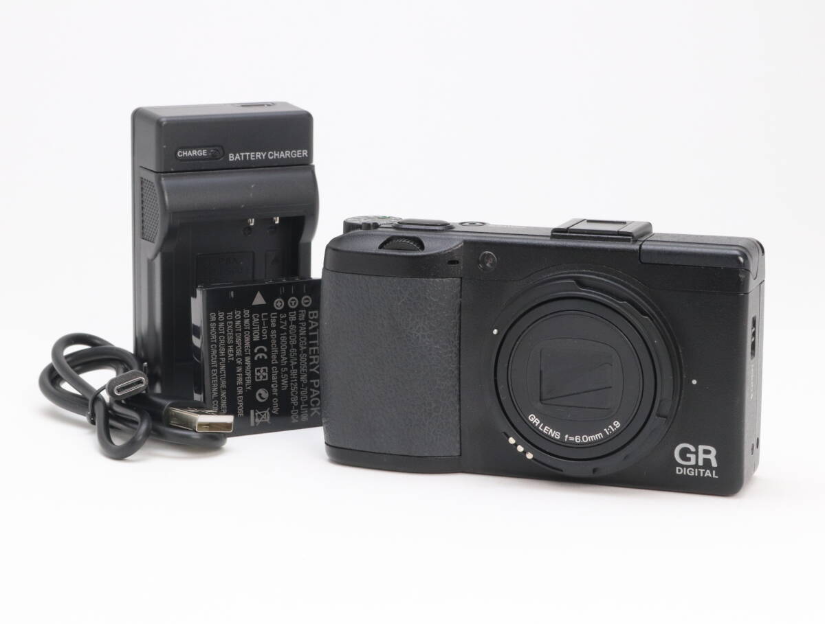C (実用品) RICOH リコー GR DIGITAL III シャッター数 1,752枚 初期不良返品可 99-65拍卖