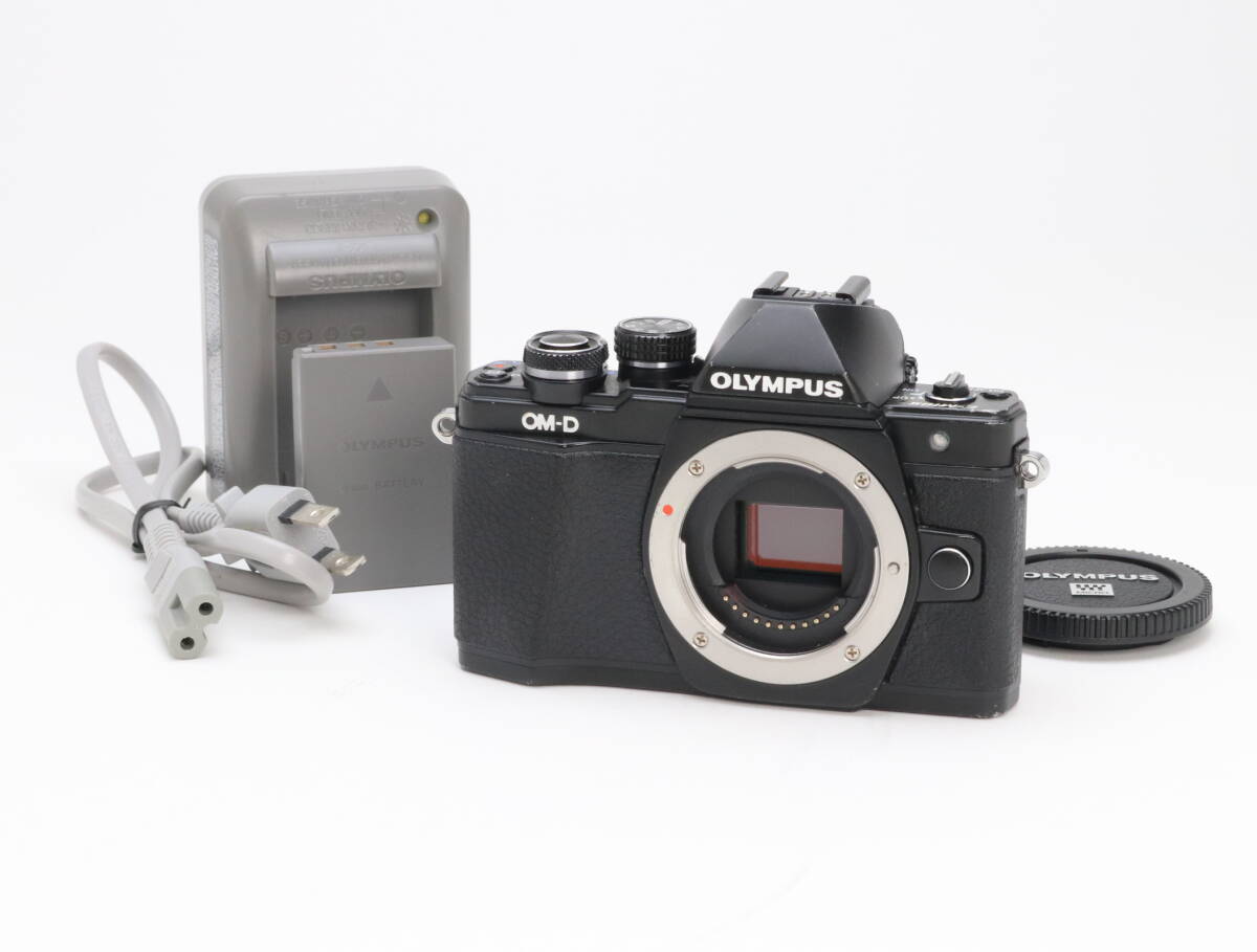 B+ (並品) OLYMPUS オリンパス OM-D E-M10 Mark II ボディー ブラック シャッター回数4864 初期不良返品対応 99-144拍卖