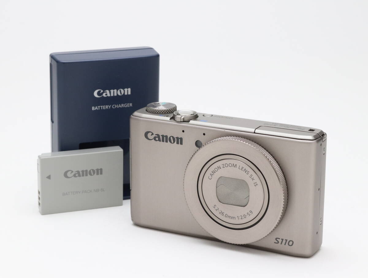 AB+ (良品) Canon キヤノン PowerShot S110 シルバー 初期不良返品対応 99-155拍卖