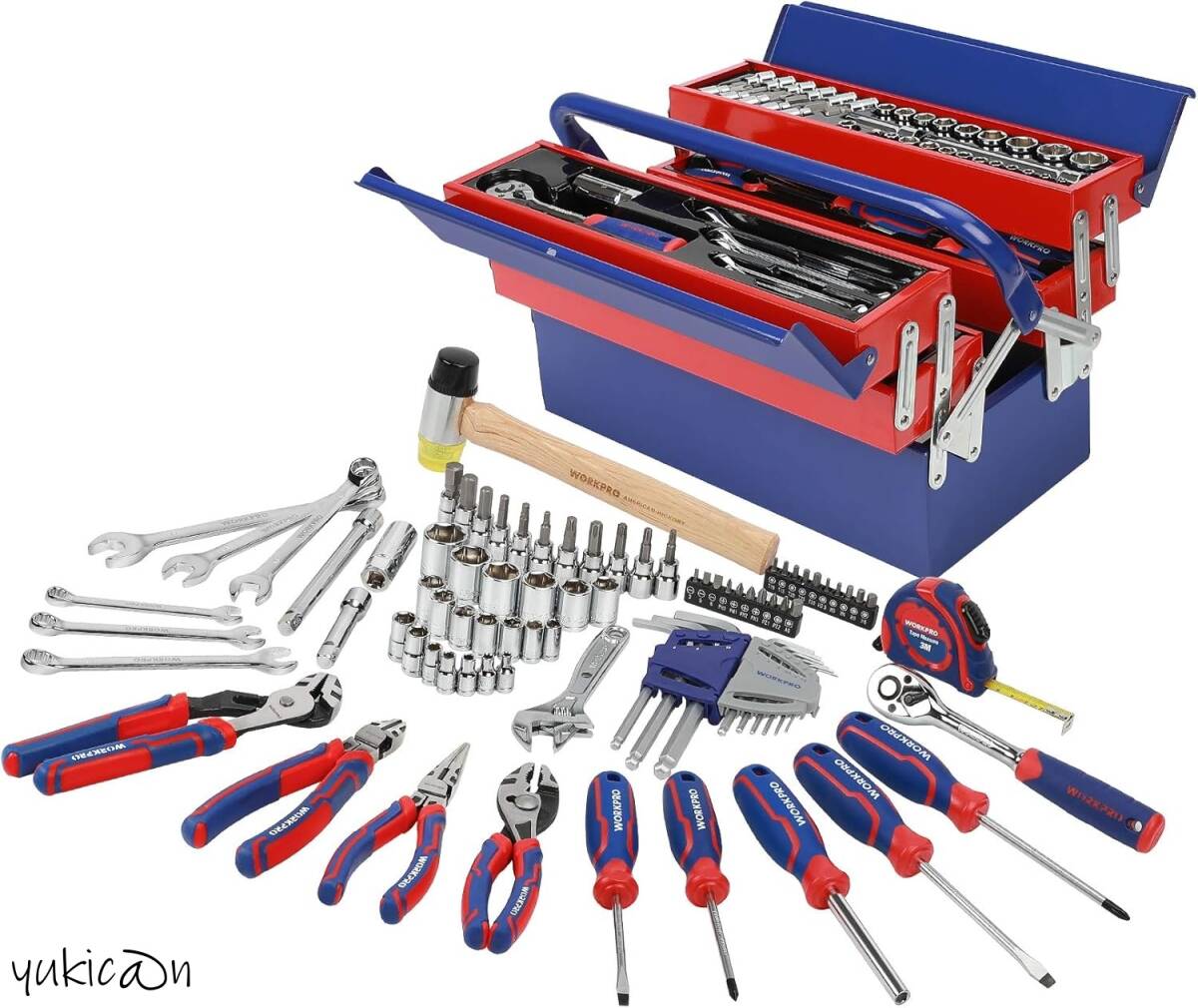 ツールセット 工具セット 家庭用 自動車 85点組 ホームツールセット ガレージツール ソケットレンチセット メンテナンス DIY作業拍卖