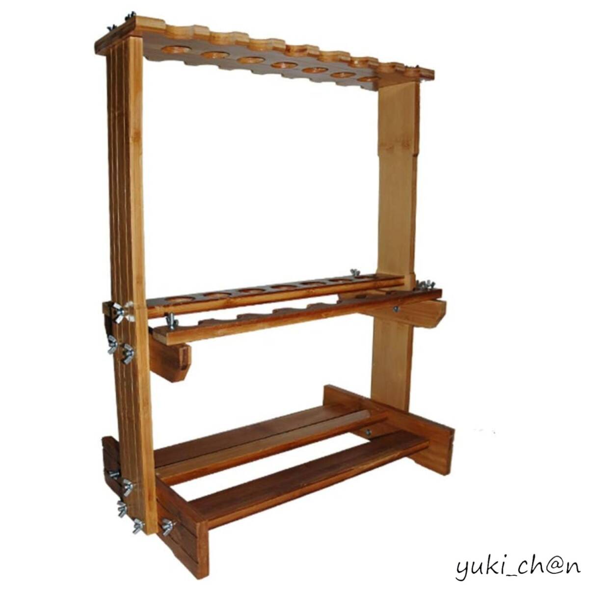 ロッドスタンド ロッドホルダー 釣竿スタンド 釣り竿立て 木製 23本 収納 ディスプレイ ラック ロッドラック 釣り 竿鑑賞拍卖