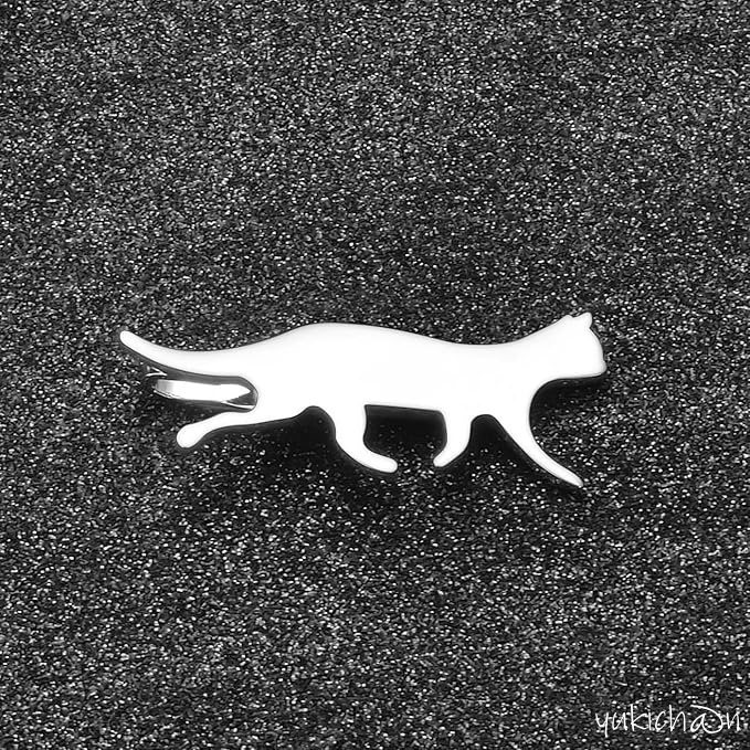 ネクタイピン 動物 ネコ ねこ 猫 洒落メンズ メンズネクタイピンシルバー おしゃれ おもしろ 会議 結婚式 誕生日 ダンス プレゼント拍卖