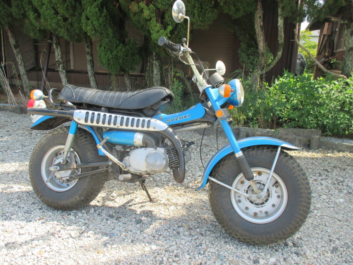 愛知県 一宮市 スズキ バンバン 90 RV90 実動車 書あり (エンジン始動動画あります) 車体 検) ヴァンヴァン 空気入れ RV125 RV90 RV50 2st拍卖