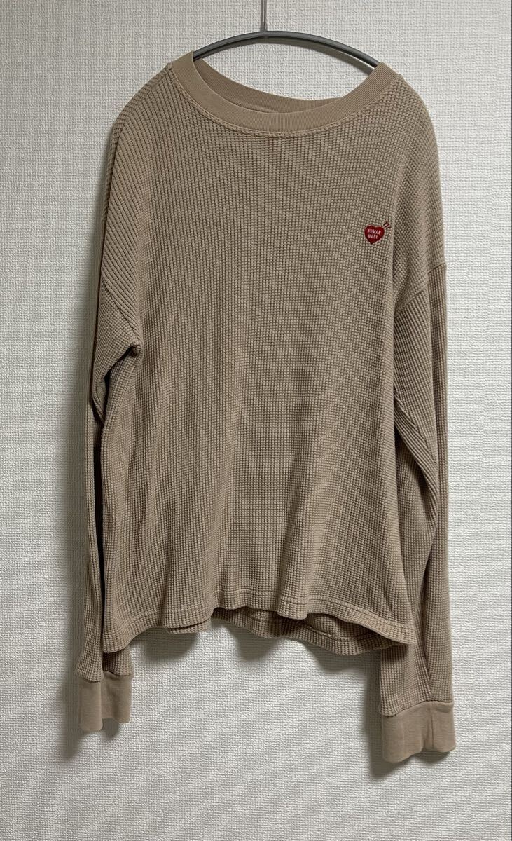 HUMAN MADE ワッフルカットソー ロンT L拍卖