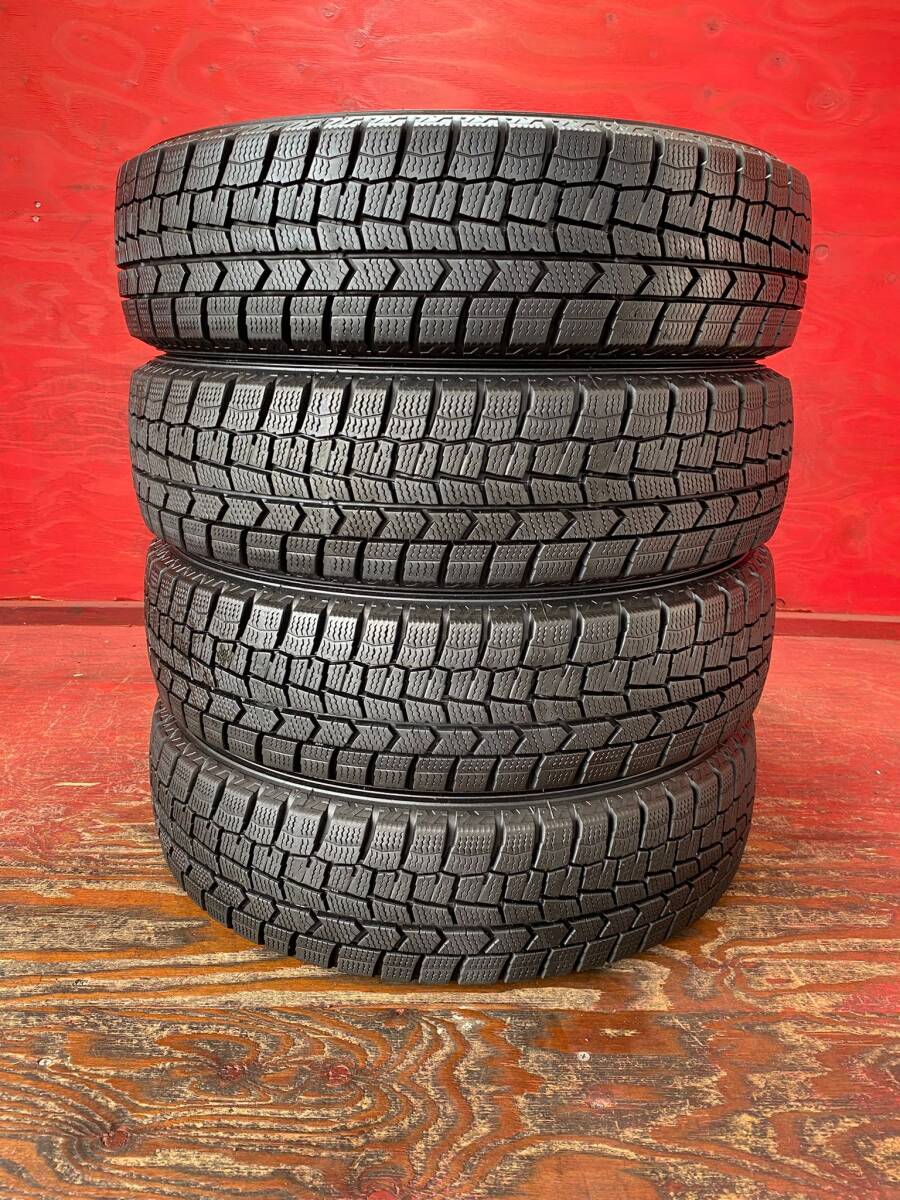 155/65/R14 DUNLOP WINTE MAXX 製造年2019, 4本 80% バリ山 *70B拍卖