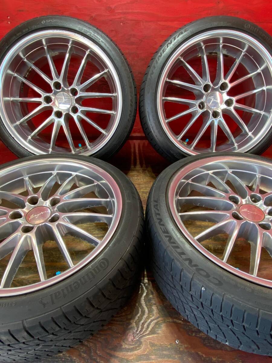 【売り切り】255/35/R18, 225/40/R18 CONTINENTAL EXTREMECONTACT DWS06 製造年2019×2,2020×2 4本 70% *86B拍卖