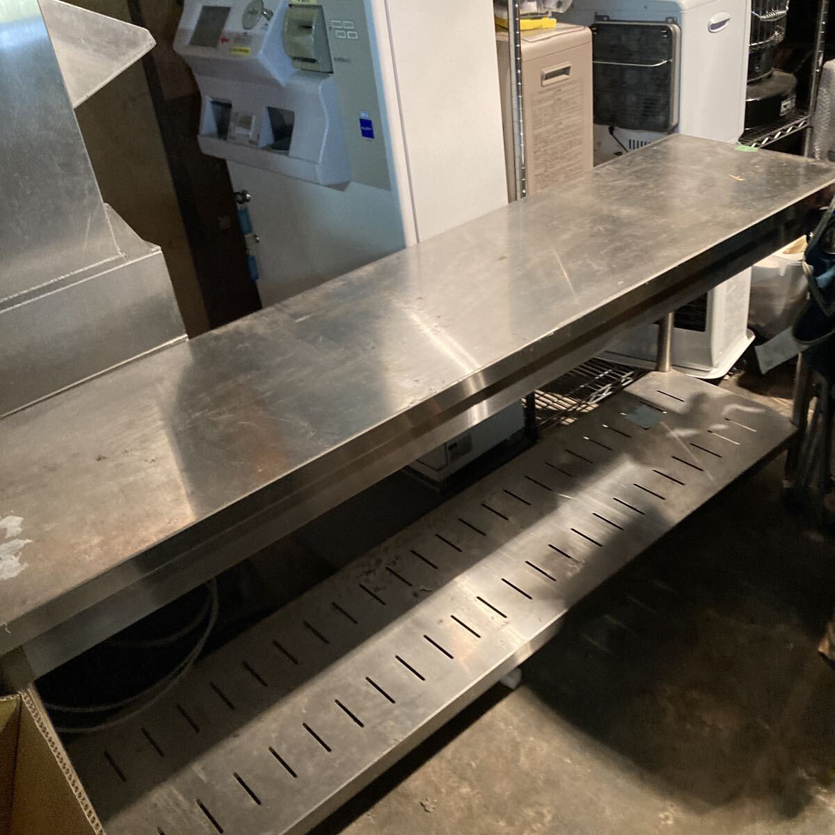 A12-14 タニコー 作業台 業務用 厨房用品 調理台 ステンレス W1800、D450、H785 拍卖