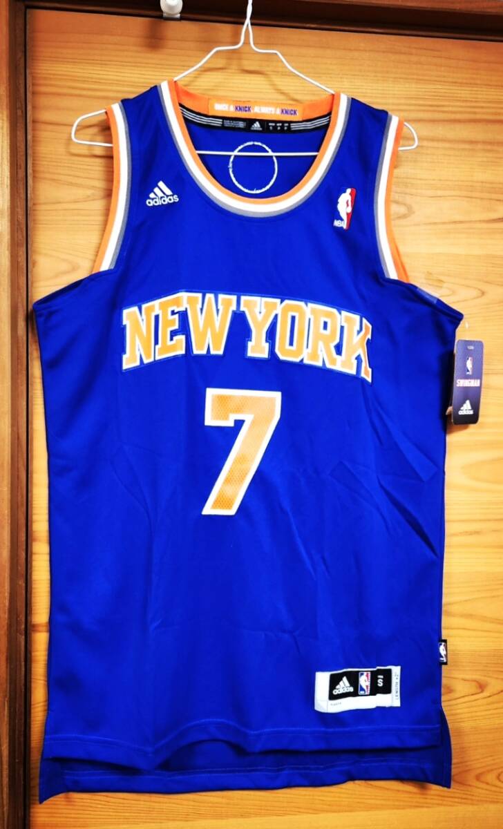 レア 新品 Adidas CARMELO ANTHONY Swingman NEW YORK KNICKS Jersey Size (S) / カーメロ アンソニー NBA 100% Authentic ユニフォーム拍卖