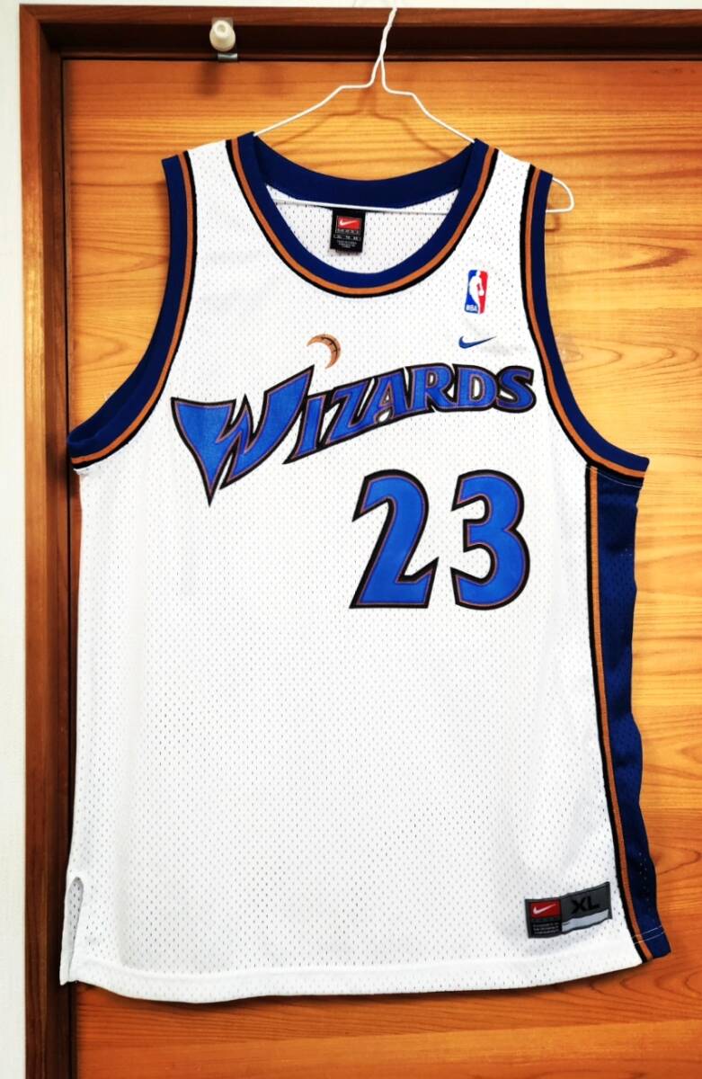 レア NIKE MICHAEL JORDAN Swingman Washington Wizards Jersey Size (XL) / マイケル ジョーダン NBA ユニフォーム拍卖