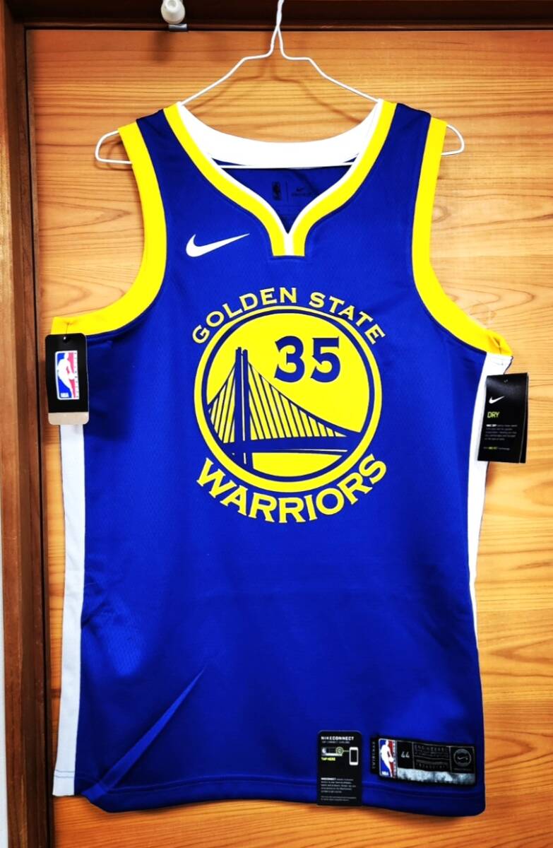 新品 Nike KEVIN DURANT Golden State Warriors Swingman Jersey Size (M / 44) / ケビン デュラント KD NBA ユニフォーム 2x Finals MVP拍卖