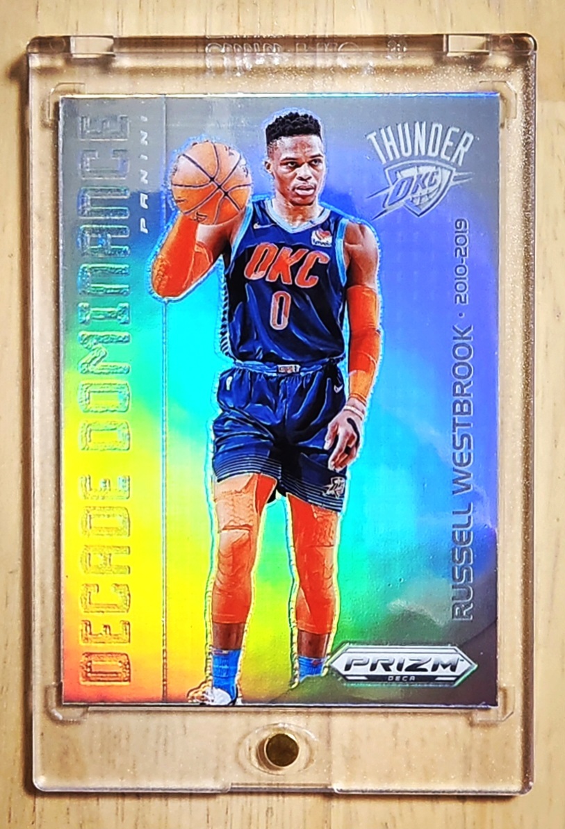 レア SP 2022 -23 Panini Prizm Deca Silver RUSSELL WESTBROOK / ラッセル ウエストブルック Refractor Holo NIKE JORDAN WHY NOT NBA拍卖