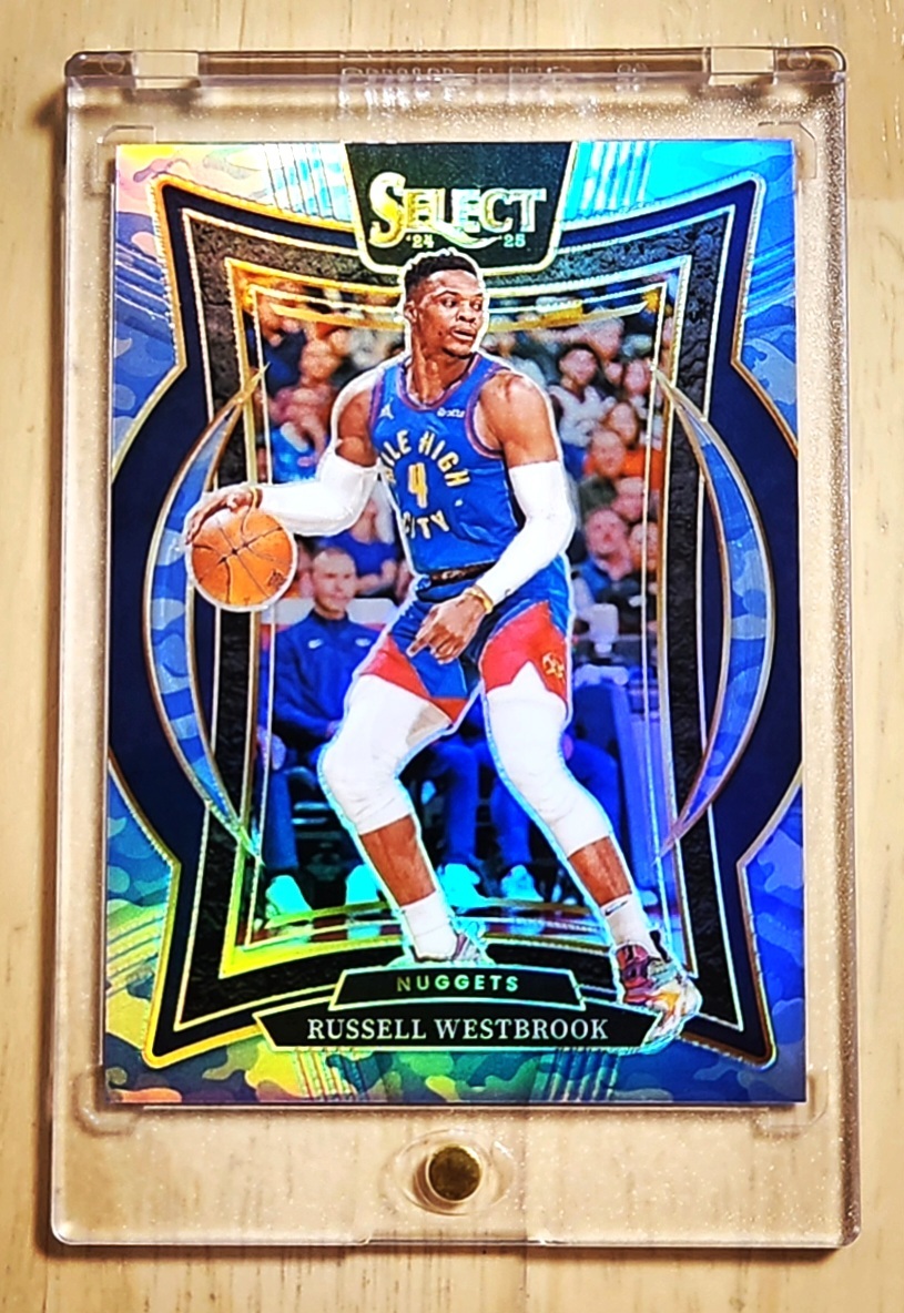 激レア (Jersey# 1/1 4/99) 2024 -25 Panini Selecet Prizm RUSSELL WESTBROOK / ラッセル ウエストブルック Holo Silver NIKE JORDAN NBA拍卖