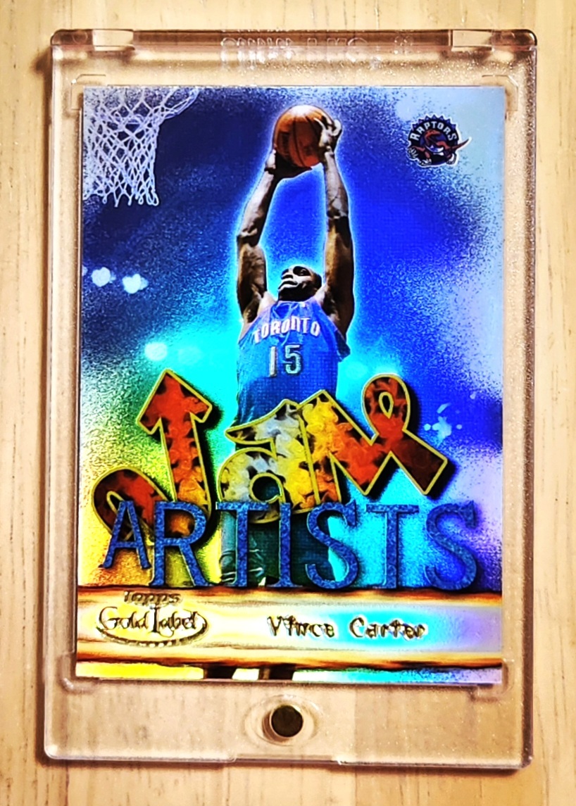 レア 1999 -00 Topps Gold Label VINCE CARTER Jam Artists Refractor / ビンス カーター NBA NIKE拍卖